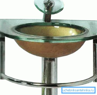 A product from colored glass. A product from colored glass.