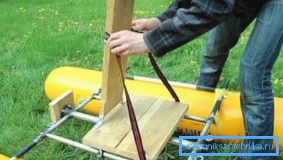 Making a catamaran seat