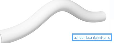 Curved tube