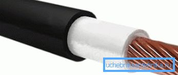Cable for use in difficult conditions of high humidity at high depth, must be protected by at least two layers of insulation Cable for use in difficult conditions of high humidity at high depth, must be protected by at least two layers of insulation