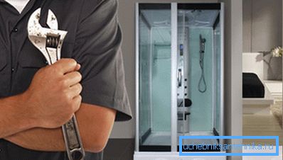 The shower cabin can be mounted on your own.
