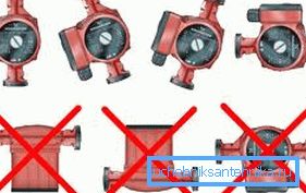 How to install the pump in the heating system and wrong How to install the pump in the heating system and wrong