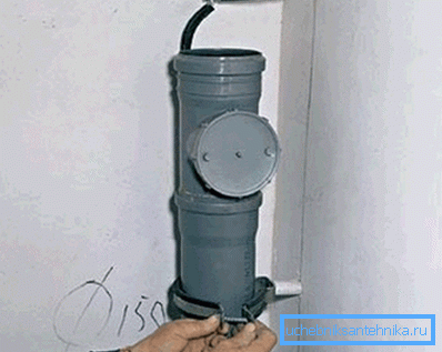 How is the vertical installation of sewage How is the vertical installation of sewage
