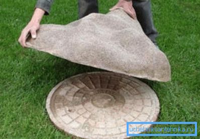How to decorate well cast iron hatch