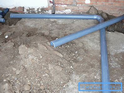 PVC pipe drain can be assembled by one person.