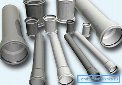 Sewer pipes - the main element of drainage Sewer pipes - the main element of drainage