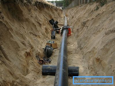 Sewage from HDPE