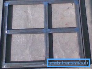 The frame of the corners and profile The frame of the corners and profile
