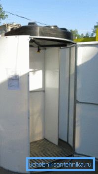 Frame shower cabin for giving with heating - Style Frame shower cabin for giving with heating - Style
