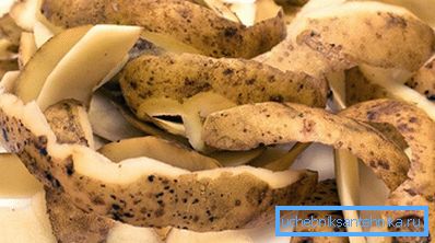 Potato peelings Potato peelings