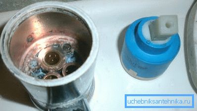 Cartridge removed from the socket Cartridge removed from the socket