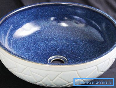 Ceramic overhead washbasin Ceramic overhead washbasin