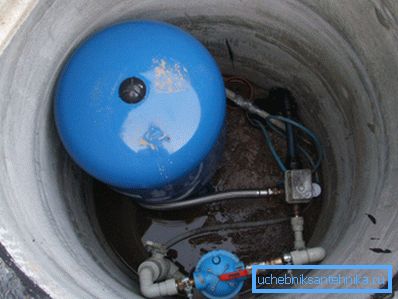 Caisson wells with installed equipment Caisson wells with installed equipment