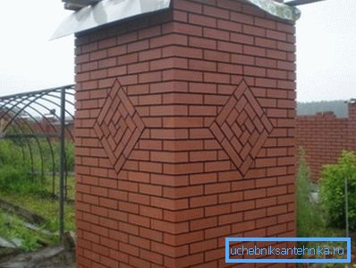 Brick shower