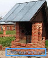 Brick construction. Brick construction.