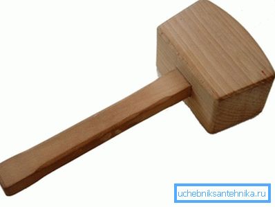 A mallet is needed to bend metal sheets. A mallet is needed to bend metal sheets.
