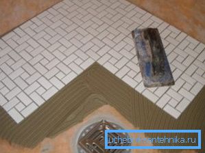Lay tile should be carefully, constantly checking the angle of inclination to the ladder Lay tile should be carefully, constantly checking the angle of inclination to the ladder