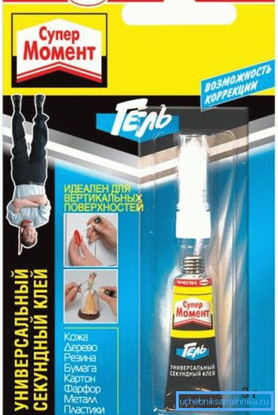 Superpoint toilet glue (by Henkel)