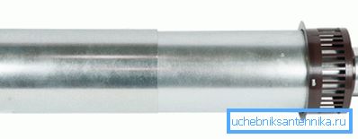 Coaxial universal pipe. Coaxial universal pipe.