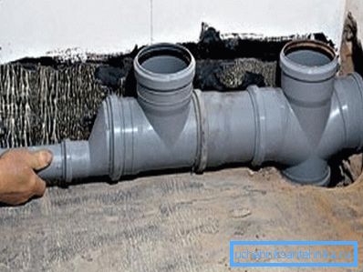 When the sewer passes over the floor, it is much easier to follow the slope When the sewer passes over the floor, it is much easier to follow the slope