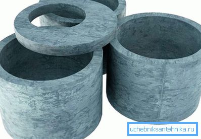 Rings for arranging a septic tank Rings for arranging a septic tank