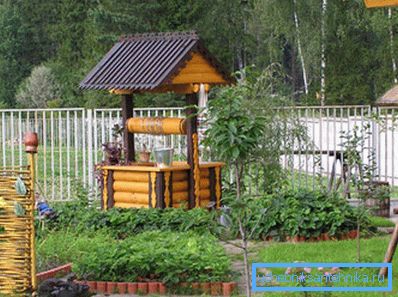 The well should fit well into the overall design of the site. The well should fit well into the overall design of the site.