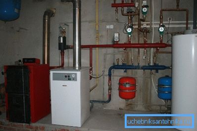 The combination of solid fuel and gas unit The combination of solid fuel and gas unit