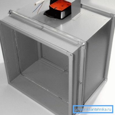 Combined fire damper.