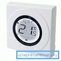 Room thermostat for electric radiator