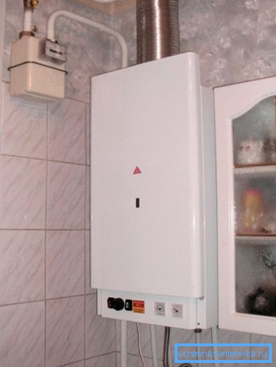 Compact gas boiler may well warm the standard apartment Compact gas boiler may well warm the standard apartment