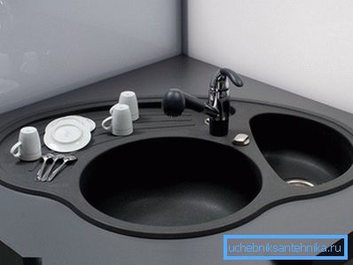 Composite sinks are not only durable, but also very beautiful Composite sinks are not only durable, but also very beautiful