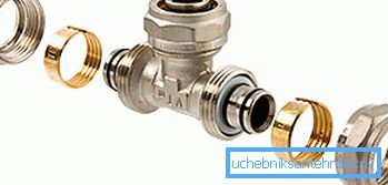 Design with clamping nuts
