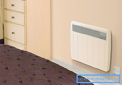 Convector - backup heating system in the house Convector - backup heating system in the house