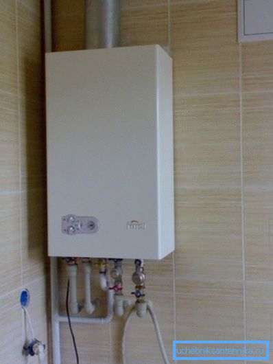 Boiler for autonomous heating Boiler for autonomous heating