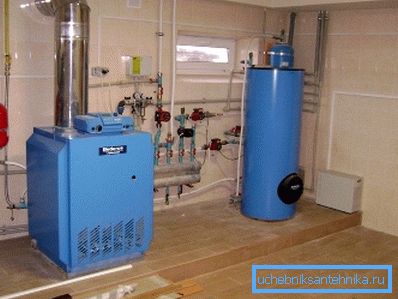 The liquid fuel boiler needs a separate room. The liquid fuel boiler needs a separate room.