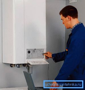 Boiler with forced ventilation Boiler with forced ventilation