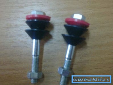 Mounting bolts for tank installation Mounting bolts for tank installation