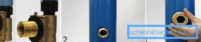 Fasten the outer part of the adapter to the production pipe Fasten the outer part of the adapter to the production pipe