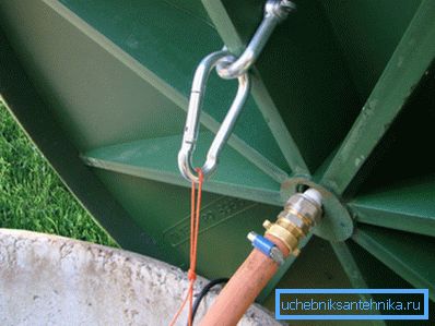 Mount the pump on a nylon cable Mount the pump on a nylon cable