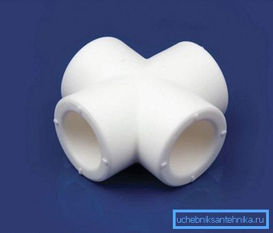 Cross made of polypropylene Cross made of polypropylene
