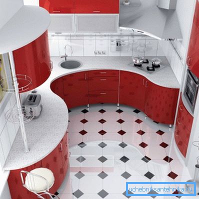 Kitchen with corner sink can be practical and attractive Kitchen with corner sink can be practical and attractive