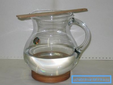 Settling pitcher Settling pitcher