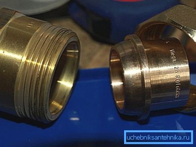 Brass elements for connecting American Brass elements for connecting American