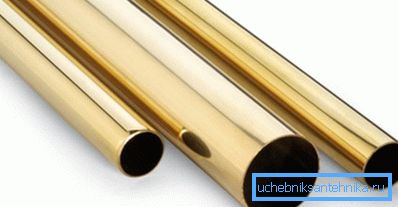Brass and copper tubes are practically not subject to corrosion Brass and copper tubes are practically not subject to corrosion