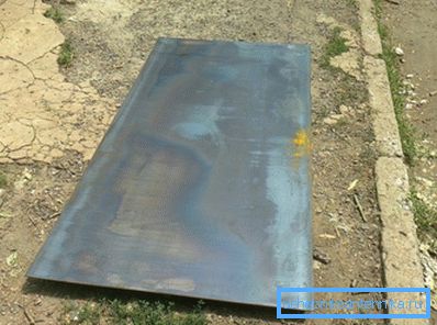 Sheet metal - the main raw material for the tank