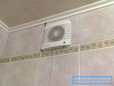 Amateur photo of the finished ventilation system with installed devices forcing the movement of air masses Amateur photo of the finished ventilation system with installed devices forcing the movement of air masses