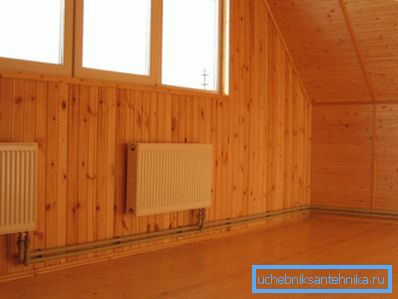 Amateur photo layout of heating systems in the room Amateur photo layout of heating systems in the room