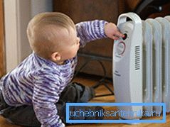 Oil heaters are not recommended to be placed in a room where there are small children. Oil heaters are not recommended to be placed in a room where there are small children.