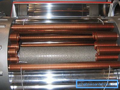 Copper allows you to make the heat exchanger more compact.