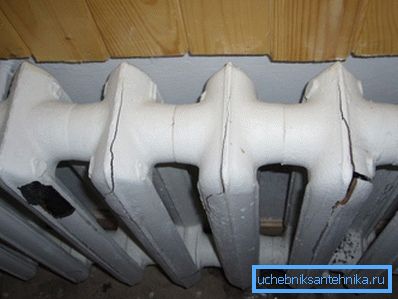 Slow circulation led to defrosting of the radiator. Slow circulation led to defrosting of the radiator.